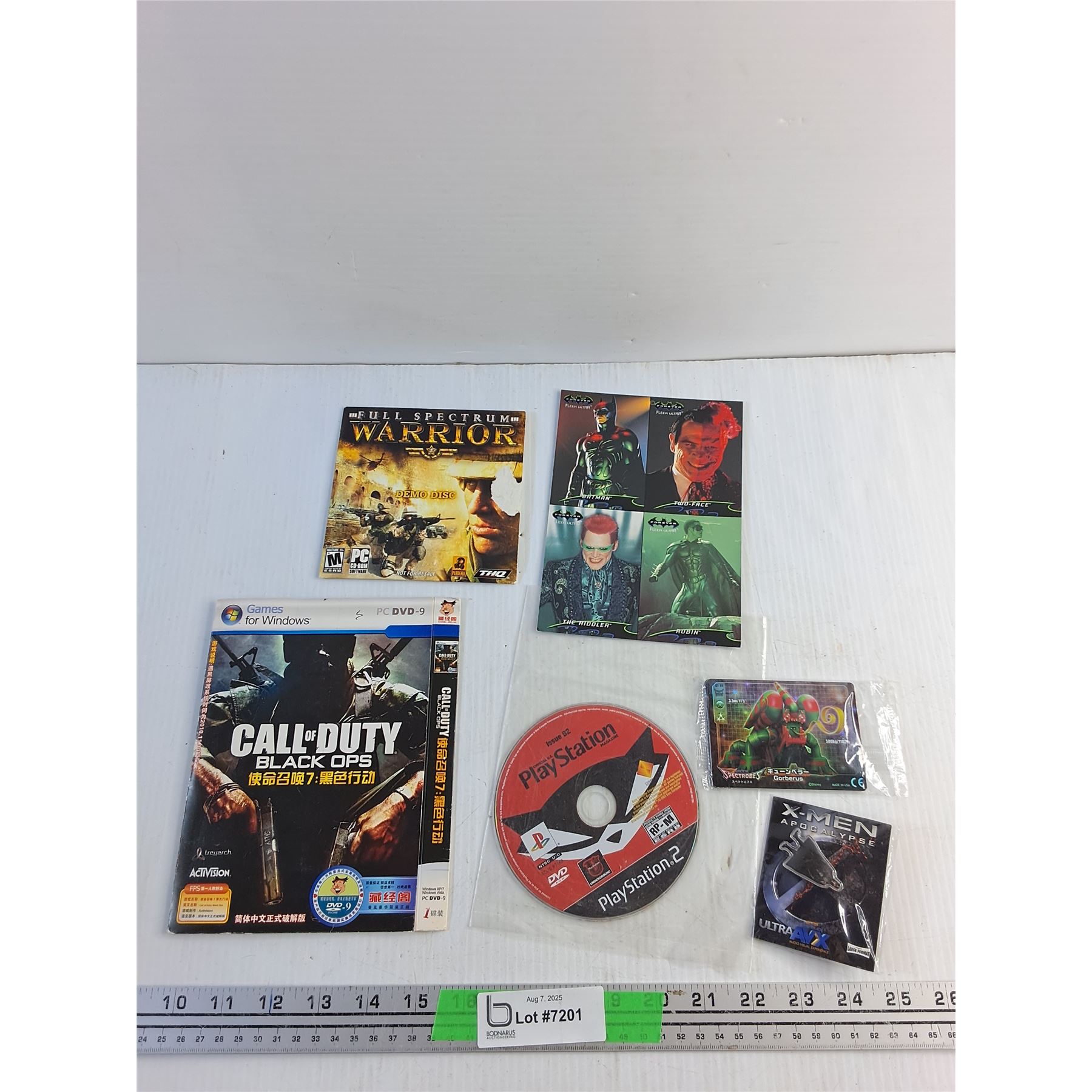 PC and Sony PS2 Games - Call of Duty, Full Spectrum Warrior, Batman and ...