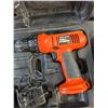 Image 3 : Black & Decker 9.6V Fire Storm Cordless Drill with Battery Charger - As Is and Hard Hat