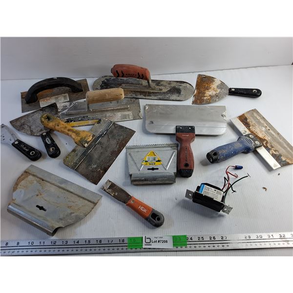 Various Drywall Tools and Lutron Light Switch