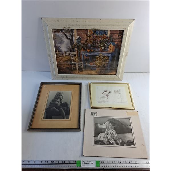 Framed Wall Decor and Pictures 20" x 16"