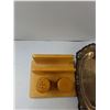 Image 2 : Wooden Napkin Holder And Salt & Pepper Shaker, (3) Trays