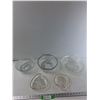 Image 1 : (3) Glass Bowls, (2) Glass Dishes