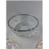 Image 5 : (3) Glass Bowls, (2) Glass Dishes