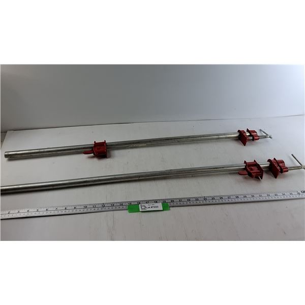 (2) Pipe Clamps - 39'' Long CANNOT SHIP