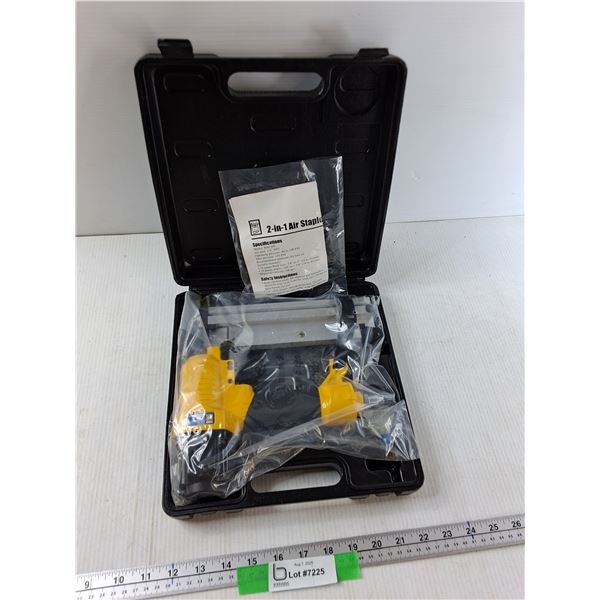 Power Fist 2-1 Air Stapler Nailer - As Is