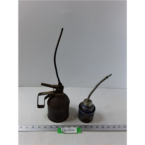 (3) Vintage Oil Cans