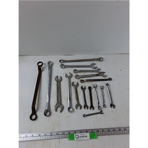 (16) Assorted Wrenches
