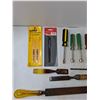 Image 2 : (3) Wood Chisels, (3) Screwdrivers, (6) Nut Drivers, (2) Sets Saw Blades