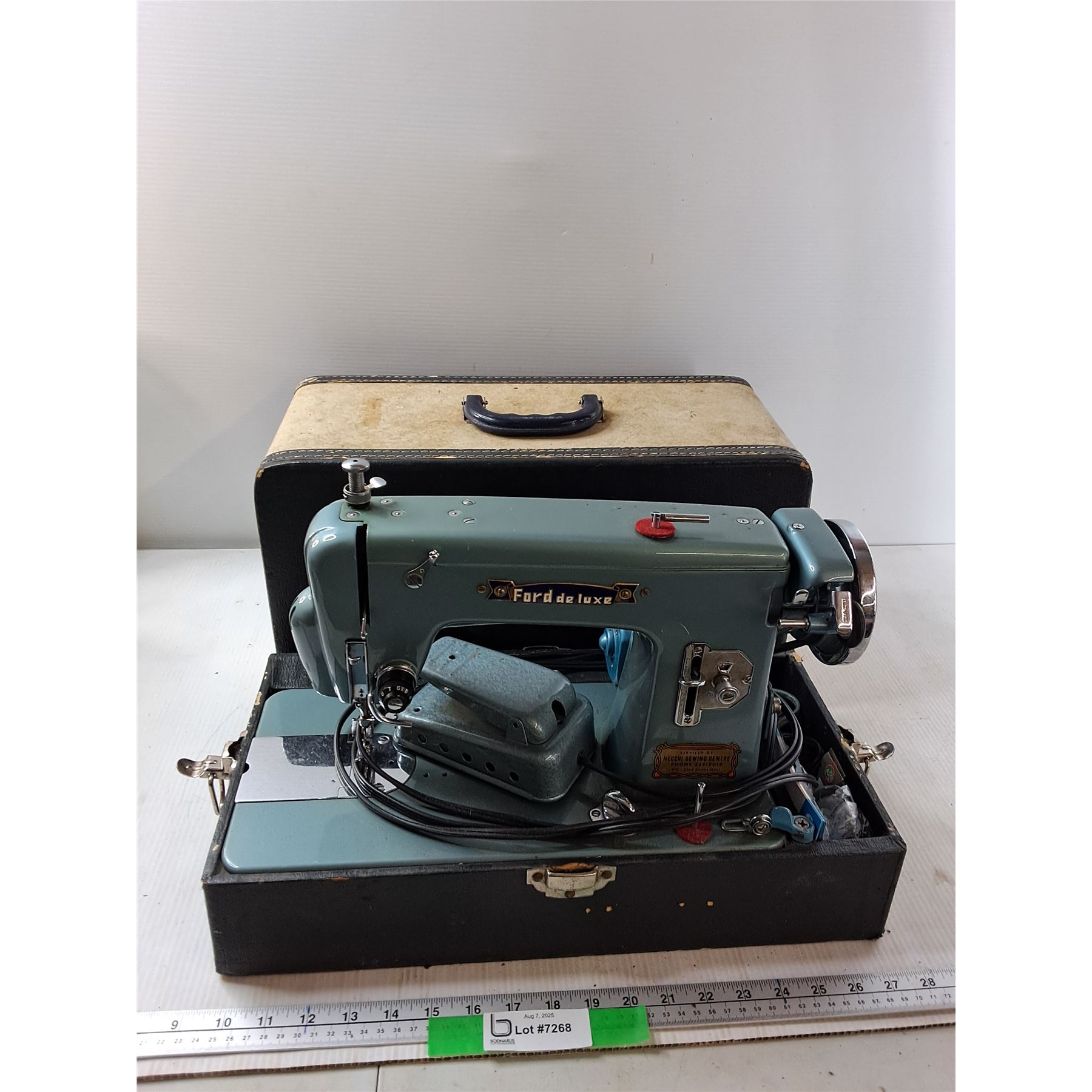 Ford Sewing Machine Ford Deluxe Sewing Machine - As Is CANNOT SHIP - Bodnarus Auctioneering