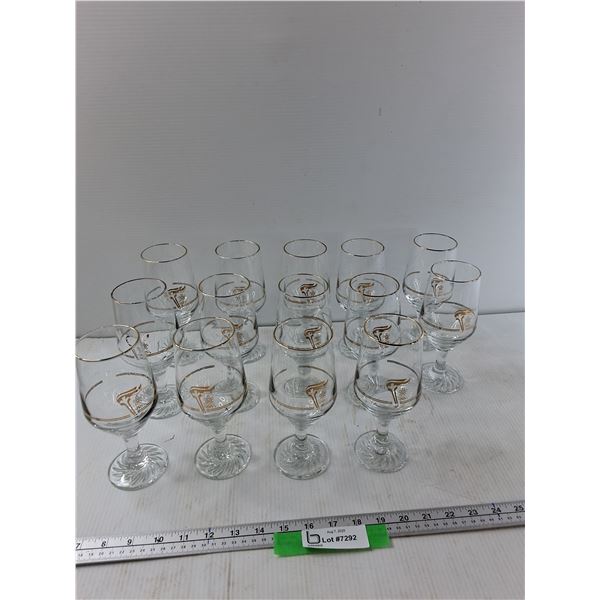 (14) Olympic Glasses - As Is