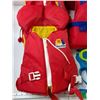 Image 2 : (3) Life Jackets, Swimming Flippers And Goggles - As Is
