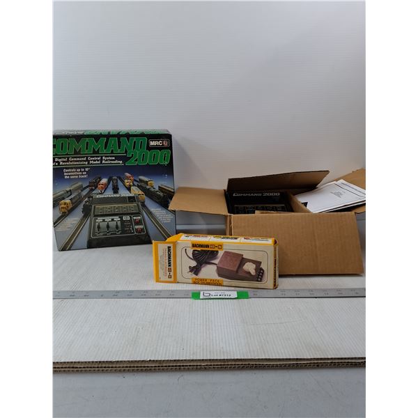 Command 2000 Digital Command Control System & Bachmann Power Pack- As Is