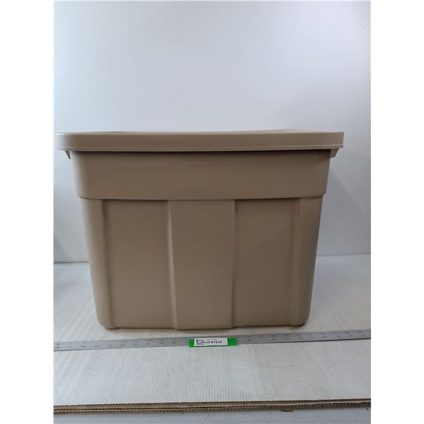 Brown Rubbermaid Storage Tote- 24" x 16" x 15.5"- Cannot Ship