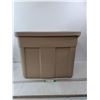 Image 1 : Brown Rubbermaid Storage Tote- 24" x 16" x 15.5"- Cannot Ship