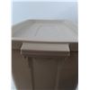Image 4 : Brown Rubbermaid Storage Tote- 24" x 16" x 15.5"- Cannot Ship