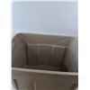 Image 5 : Brown Rubbermaid Storage Tote- 24" x 16" x 15.5"- Cannot Ship