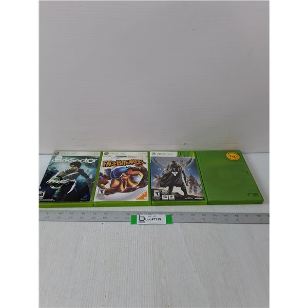 (4) Variety Of Xbox 360 Games- Cannot Authenticate