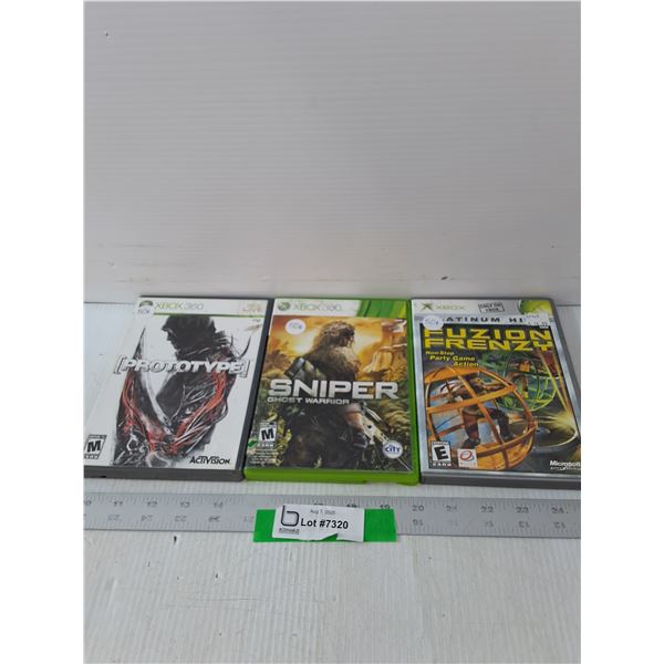 (3) Variety Of Xbox Games- Cannot Authenticate