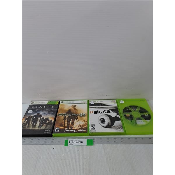 (4) Variety Of Xbox 360 Games- Cannot Authenticate