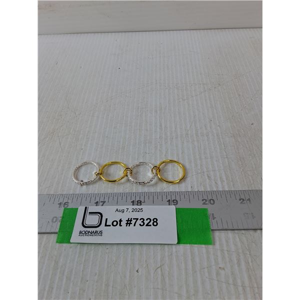 (4) Variety Of Rings- Size 9