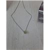 Image 3 : Yellow Moissanite Necklace- Size 6.5mm- Cannot Authenticate