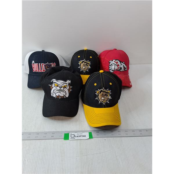 (5) Variety Of Bulldog Hats