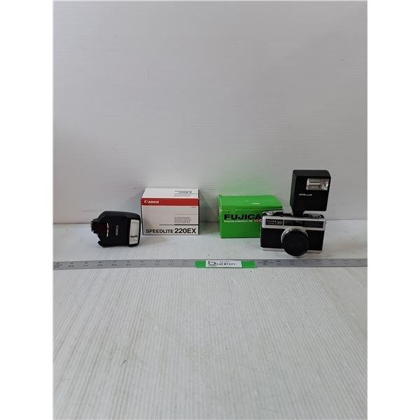 Canon SpeedLite 220EX & Fujica Camera and Flash