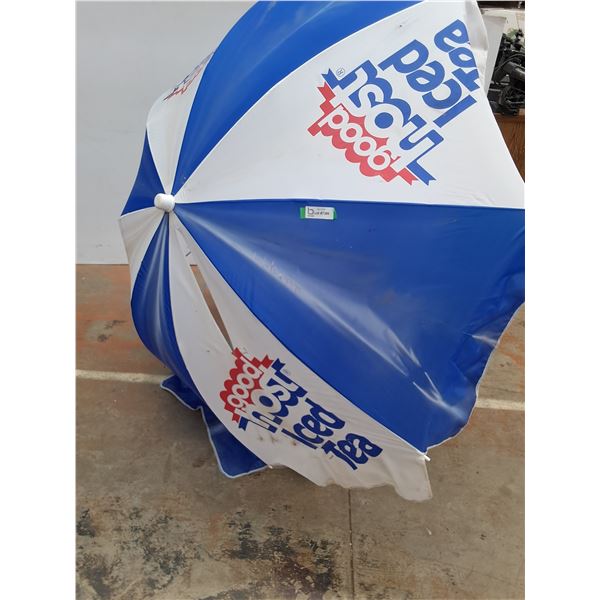 *Good Host Iced Tea Umbrella- 5' x 6'- Rips- CANNOT SHIP