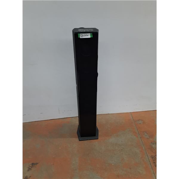 *Craig Power Speaker With FM Radio- No Remote- 8" x 8" x 39.5"- As Is- CANNOT SHIP