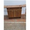 Image 6 : *Wood Sewing Machine Cabinet- Folds Open- CANNOT SHIP- Well Used