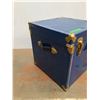 Image 3 : *Vintage Blue Trunk CANNOT SHIP- Has Scratches