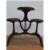 Image 4 : *Antique Wood Mahogany 3 Tier Parlor Clawfoot Table- CANNOT SHIP
