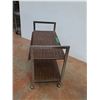 Image 6 : *Brown Side Table & Rolling Tv Cart - CANNOT SHIP
