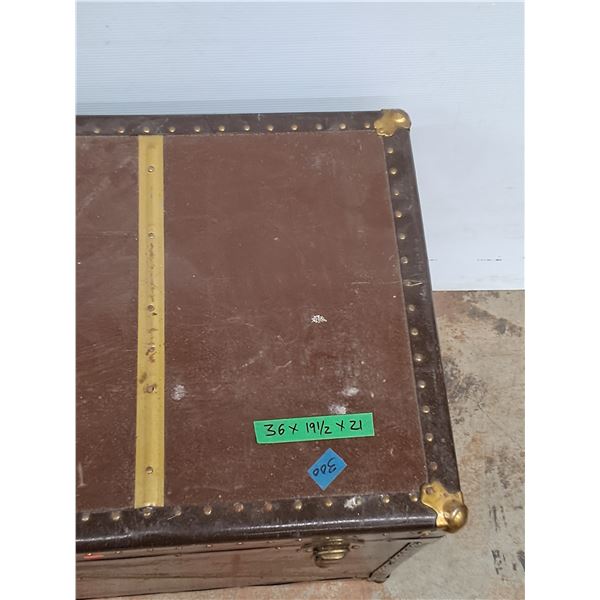 *Brown Storage Trunk- CANNOT SHIP