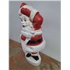 Image 2 : *Blow Mold Light Up Santa Christmas Decoration- 43" x 17.5"- Powers On As Is- CANNOT SHIP