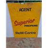 Image 1 : **Agent Superior Propane Sign-36" x 48"- CANNOT SHIP