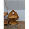 Image 2 : *Corner Shelf & Side Table- 22" x 24" x 12"- CANNOT SHIP