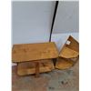 Image 4 : *Corner Shelf & Side Table- 22" x 24" x 12"- CANNOT SHIP