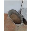 Image 5 : **(3) Galvanized Boiler Wash Tub With Lid- CANNOT SHIP