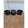Image 1 : **(3) Enameled Steel Canner/Multi-use Pot- CANNOT SHIP