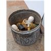 Image 4 : **Galvanized Tub Of Insulators- CANNOT SHIP