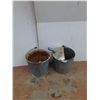 Image 1 : **Galvanized Metal Pail and Galvanized Metal Watering Pail  -  PICK UP
