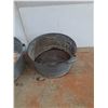 Image 2 : **(2) Galvanized Wash Tubs- 23" x 12"- CANNOT SHIP