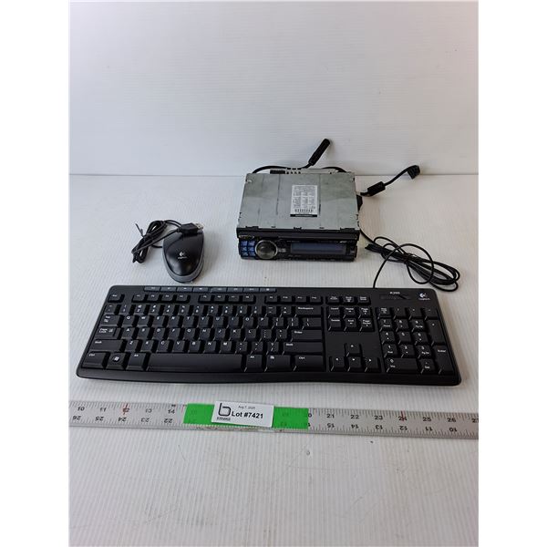 Logitech Mouse, K200 Keyboard & Alpine CDA-9886 Car Radio