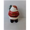 Image 2 : Plastic Santa Figurine with Metal Tree 7" Tall