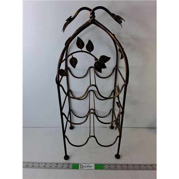 Metal Wine Bottle Holder 24" Tall x 9.5"  -  PICK UP