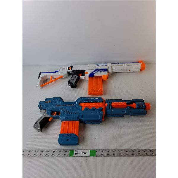 (2) Nerf Guns- Retaliator Elite & Elite 2.0