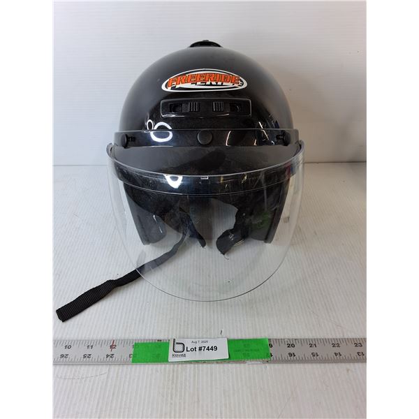 Dot Freeride Motorcycle Helmet- L