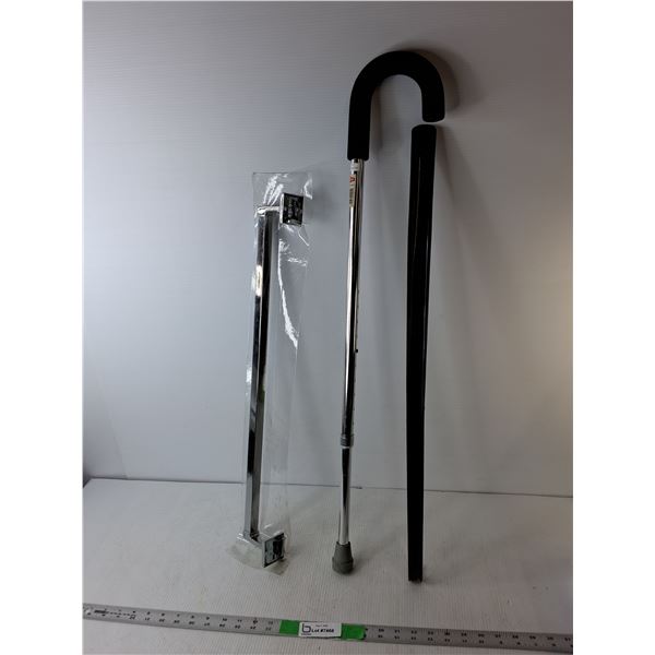 Adjustable Cane, Shoehorn & Towel Holder 24" Long- Pick Up