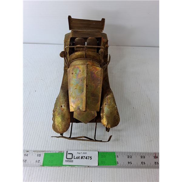 Vintage Style Metal Model Car 11" Long